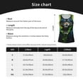 thumbnail image 5 of KLL Realistic Style Wolf Warrior Print Womens Tank Top Sleeveless Workout Tops Athletic Running Shirts Yoga Gym Clothes-Large, 5 of 7