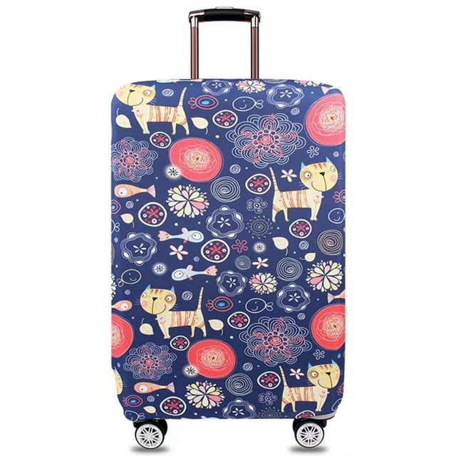 Housse de Valise 18-32 Pouces Housse de Valise Élastique Impression Corps Entier Étui de Protection pour Valise Protecteur de Valise Housse Anti-Poussière ca t S