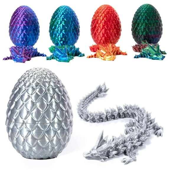 3D Printed Dragon Egg, Explore Enchanting Dragon Egg Fidget Toy Surprise and More for Endless Fidget Fun