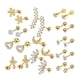 thumbnail image 1 of Aretes Hugo 24 piezas de cartílago Oro, 1 of 6