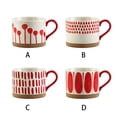 thumbnail image 3 of Injueey Taza de agua de cerámica, taza de café de leche portátil con asa, tazas de bebida de té, botella de cumpleaños para el hogar, dormitorio Teteras Tipo 2 Injueey HA081207-02, 3 of 6