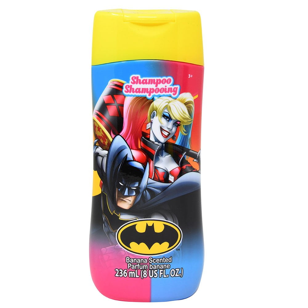 Batman Shampoo 8 oz Bottle, Bubble Bath & Body Wash Set ,Non Toxic Paraben
