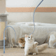 thumbnail image 2 of 2pz Juguete Interactivo Para Gatos Cola De Rata De Silicona Belug, Azul, 2 of 5