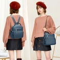 thumbnail image 4 of ALTOSY Small Leather Backpack for Women Fashion Shoulder Handbags 4 in 1 to Carry S71 Indigo Blue, 4 of 8