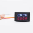 thumbnail image 4 of 4-Bit DC 0-100V 10A Voltmeter Ammeter Blue+Red LED Amp Dual Volt Meter Gauge, 4 of 7
