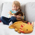 thumbnail image 1 of Juguete de peluche Axolotl lindo y creativo de 45cm, juguete portátil de regalo de cumpleaños para niños, 1 of 6