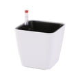 thumbnail image 1 of S SERENABLE Plastic Self Watering Plant Pot with Water Level Indicator for Orchids Cacti White, 1 of 9