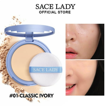 SACE LADY Waterproof Mattifying Face Powder, Oil Control, Cruelty-Free, 0.35 oz