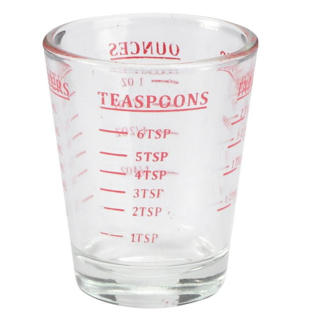 30ML Glass Measuring Cup Espresso Shot Glass Ounce Cup with Scale Kitchen Measure Tool Supplies