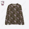 thumbnail image 3 of Chandails en Molleton à Capuche Oversize pour Femmes Automne Hello Kitty Décontracté Manches Longues Pull Mode Urbaine Mince, 3 of 7