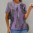 thumbnail image 6 of Animal Print Patterns Women's T-Shirt Short Sleeve T Shirts Tops Tee Ladies Loose T, 6 of 6