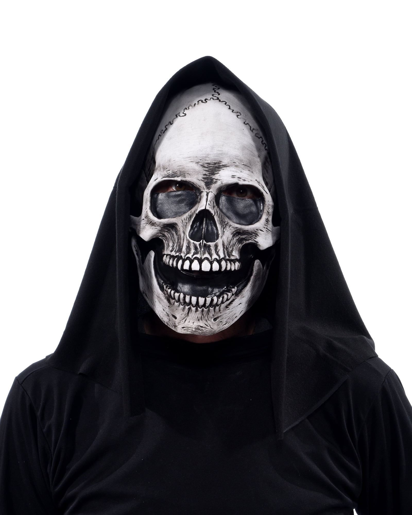 Crypt SKULL Skeleton Latex MASK Full Overhead Latex Scary Adult Men's Teen 