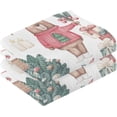 thumbnail image 2 of Dreamtimes Cartoon Winter Bears Patterned Hand Towels 2 PCS, Cotton Bath Towel for Drying Face Hands Body Decorative Water Absorbent Lightweight Towels for Bathroom Ktichen Travel Gym,16"x28", 2 of 7