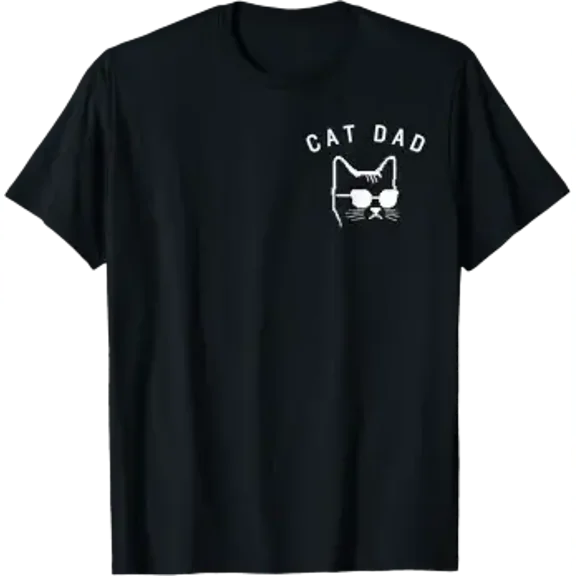 Papa Gift Men The Catfather Cat Dad Fathers Day Movie Pun T-Shirt, Size S-5XL