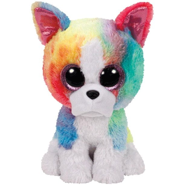 Ty Beanie Boos ISLA the Dog 6" Beanbag Plush Stuffed Animal Toy w/ Glitter Eyes 