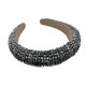 thumbnail image 2 of Sonducket Diademas con cuentas de cristal con purpurina, tocado de punto Flexible para el cabello, tocado para mujer, fiesta, colorido brillante Accesorio para el cabello Plata Sonducket AP010971-08B, 2 of 5