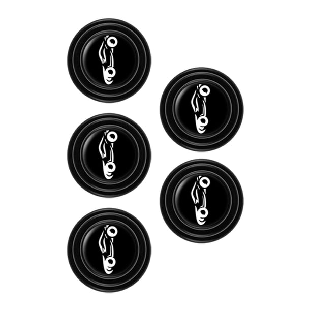 Junta amortiguadora de puerta de coche, accesorios de aislamiento acústico y amortiguador de impactos 5x negro con letrero