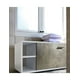 thumbnail image 2 of Gabinete Baño Moderno MDF Elegante Puerta Vinil Gris Rugodo Minimalista, 2 of 4