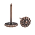 thumbnail image 1 of Unique Bargains Upholstery Nails Tacks 9mm Dia Round Head Push Pin Copper Tone 40 Pcs, 1 of 4