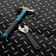 FlooringInc Nitro Pro Garage Tiles, Diamond, 40 Pack, 40 Sq/Ft. Black/Gunmetal