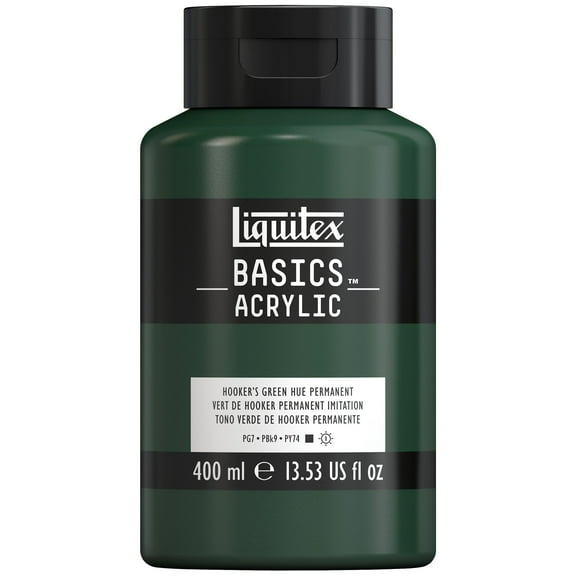 Liquitex BASICS, 400ml, Hooker's Green Hue Permanent