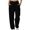 Black, variant on Women's Cross Elastic Waist Fleece Sweatpants, Baggy Wide Leg Joggers for Women, High Waisted Winter Fall Pants with Pockets, Soft Lounge Pants for Casual Outing Hiking Jogging Yoga Beige L