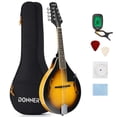 thumbnail image 1 of Mandolina Donner A Style Sunburst Caoba de 8 cuerdas con acceso, 1 of 8