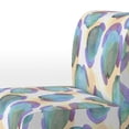 thumbnail image 3 of Designart "Blue Leopard " Upholstered Cabin & Lodge Accent Chair and Arm Chair, 3 of 5
