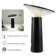 thumbnail image 4 of Muyoka Lámpara de mesa regulable con 36 LED Luz de escritorio con batería de 1200 mAh Luz de lectura recargable USB 3 colores de luz Lámpara de noche LED Control táctil Luz nocturna para dormitorio Do Muyoka Hogar, 4 of 7