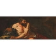 thumbnail image 2 of Giovanni Battista Langetti 14x8 Gold Ornate Wood Frame and Double Matted Museum Art Print Titled - Samson, 2 of 4