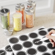 Tooloton Rotating Spice Rack Organizer with 20 Refillable Jars and Labels