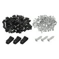 thumbnail image 1 of Unique Bargains R-Type Cable Clip Wire Clamp, 6.4mm 0.25 Inch Nylon Clips Black 200Pcs, 1 of 5