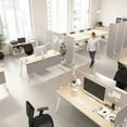 thumbnail image 5 of Bush Business Furniture 24W x 55H Freestanding Privacy Screen in Beige, 5 of 6