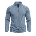 thumbnail image 4 of Sweatshirt for Men Washed Long Sleeve Shirt Hoodless Casual Pullover Top for Daily Outfits Tops, 4 of 8