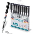 thumbnail image 1 of shiyou-2 In 1 Pens Ballpoint 10 Pc, 1.0 MM Colorful Pens, Blue-Black/Red-Black Pens For Note Taking, Multicolored Pens, Pens For School, Back To College Essentials, Back To School Supplies., 1 of 4