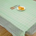 thumbnail image 4 of Checkered Vinyl Rectangle Tablecloth, 35.4 x 53.9 Inch, 100% Waterproof Oil Proof Spill Proof PVC Table Cloth, Wipe Clean Table Cover for Dining Table, Buffet Parties, 4 of 6
