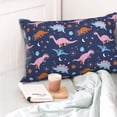 thumbnail image 5 of Kdxio Cotton Pillow Cases 14"x20" Pillowcases,Soft and Breathable Bedroom Pillow Cases-Dinosaur, 5 of 8