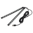 thumbnail image 6 of Car Led Foot Light Strip Usb Decorative Atmosphere Signal Lamp Blue, 6 of 8