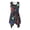 Colorful Paint Splatter, variant on HELLHERO Ladies Irregular Hem Casual Dress, Colorful Science Formula Asymmetric Sleeveless Sundress, with side pockets Summer Sleeveless Midi Dress for Dating Beach