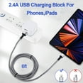 iPhone Charger,Charger Block with 2Pack Lightning Cables 6ft Charging