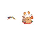 thumbnail image 1 of esculturas,estatua de figura decorativa andante,Reloj de pared,Reloj de pared silencioso con forma de gato,ideal para amantes de los gatos.,Lindo reloj de pared para habitaciones infantiles, 1 of 8