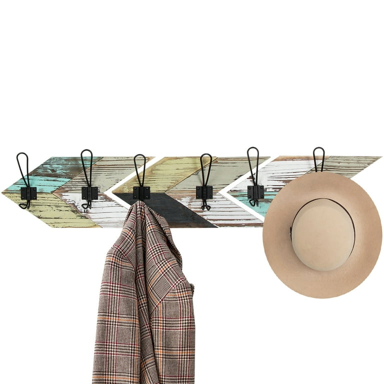 J JACKCUBE DESIGN Set of Arrow Rustic Wall Mounted Coat Rack