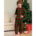 thumbnail image 4 of GYRATEDREAM Family Christmas Pjs Matching Sets Xmas Holiday Jammies Reindeer Snowflake Christmas Pajamas Sleepwear Loungewear Dad Mom Kids PJs for 8Y(Kids) Red, 4 of 9