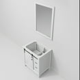thumbnail image 5 of Lexora Home Marsyas 30" Single Vanity with Mirror in White, 5 of 9