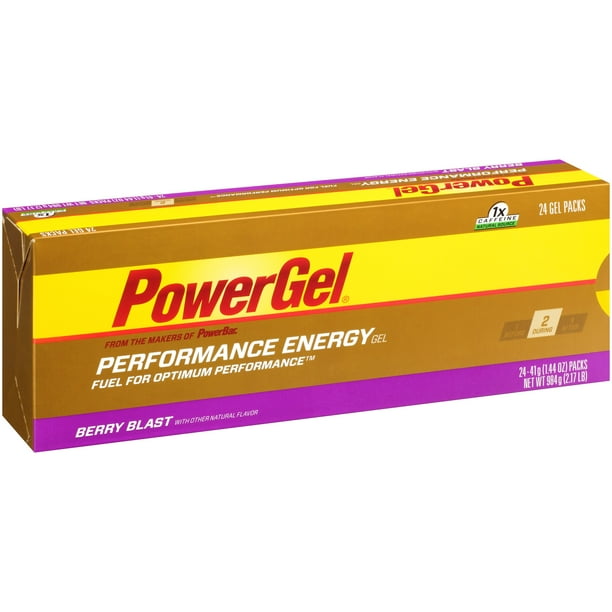 Powerbar Performance Energy Gel, Berry Blast, 24 Ct
