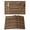 Brown, variant on Palm Leaves Placemats Set of 8, Cotton Linen Fabric Place Mats, Summer Botanical Tropical Plants Washable Decorative Table Mats Protector for Home Kitchen Dining Wedding Party Coffee Tables