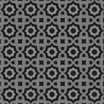 thumbnail image 1 of Ahgly Company Indoor Square Patterned Charcoal Black Area Rugs, 8' Square, 1 of 6