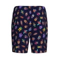 thumbnail image 2 of Lsque Colorful Insects Mens Sleep Pajama Shorts,Short Pajama Pants, Cotton Ultra-Soft Knit-3X-Large, 2 of 9