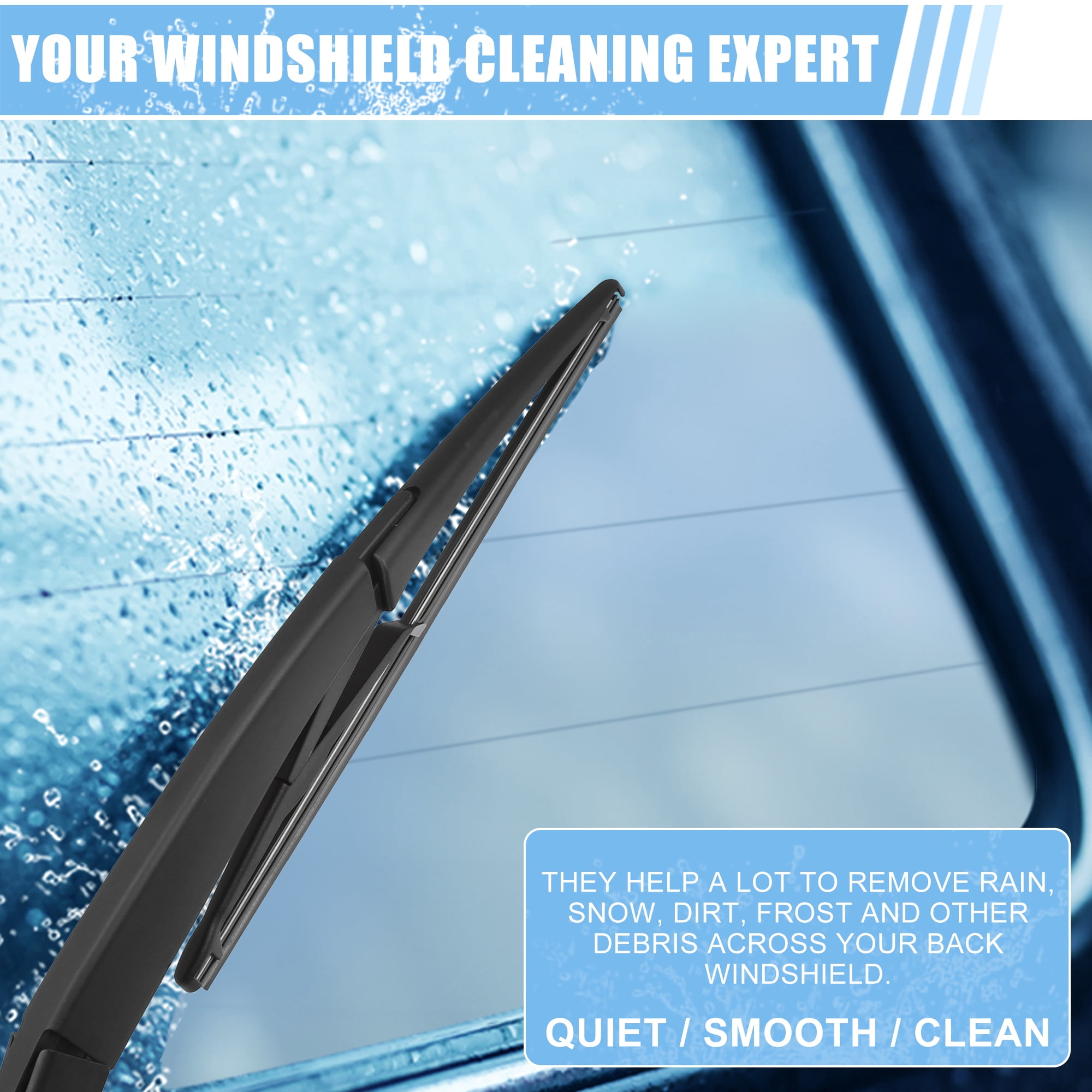 Unique Bargains Rear Wiper Blade Arm Set Replacement for Nissan Pathfinder and Rogue