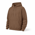 thumbnail image 5 of Trgacdwlo Hoodie Men Solid Color Long Sleeve Men's Sweatshirts and Hoodies Athletic Fall Winter Lightweight Pullover Men with Pocket Coffee 5XL, 5 of 6